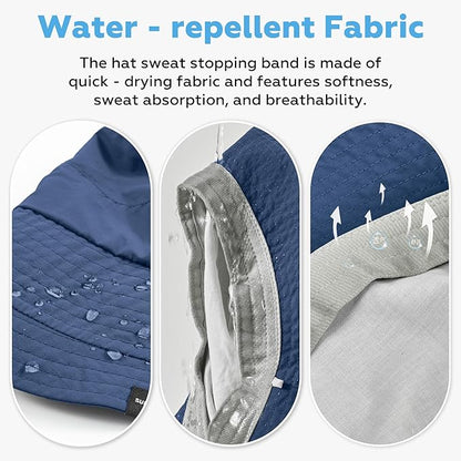 Sukeen Lightweight Bucket Hat for Women Quick-Dry Hiking Hat Packable Foldable UV Sun Hat for Outdoor Activities