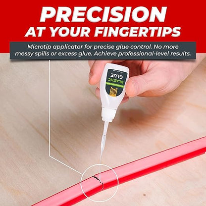 Y'allCanDiy Super Glue for Plastic 20g (0.7 oz) – Cyanoacrylate Based Heavy Duty CA Glue for Legos, Miniatures, PLA, 3D Printing, Toys, ABS, PVC, DIY Kits