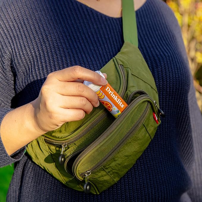 Drinklits Ginger-Lime & Orange Electrolyte Tablets (4) Tube Bundle | Daily Hydration Combo Pack | Delicious Natural Flavors - 0g Sugar | 40 Servings - 10 Tablets Per Tube