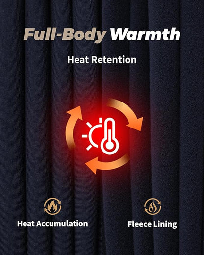 WEERTI Thermal Underwear for Men Long Johns with Fleece Lined Base Layer Men Cold Weather Top Bottom