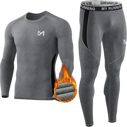 Men's Thermal Underwear Set Sport Long Johns Base Layer