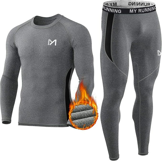 Men's Thermal Underwear Set Sport Long Johns Base Layer