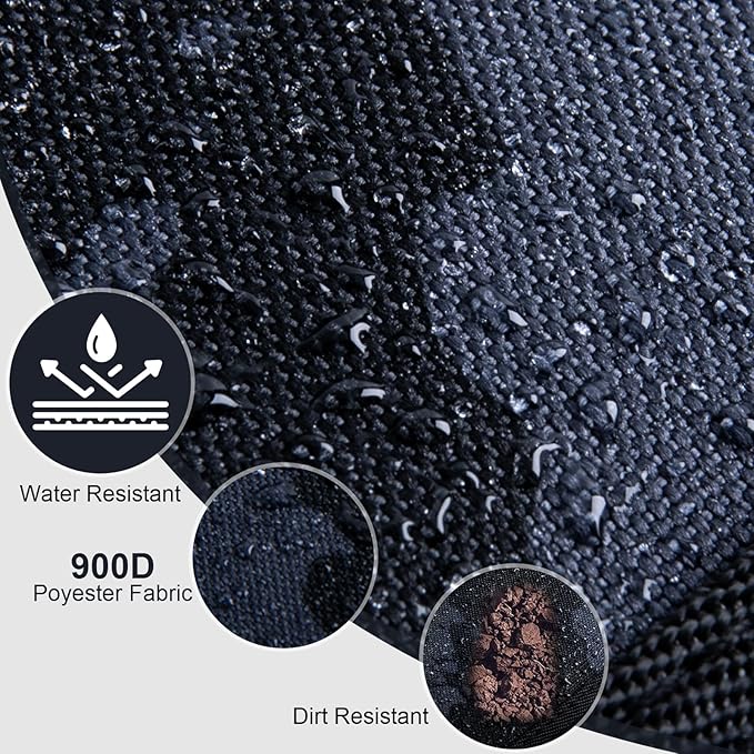 Goture Fishing Backpack,900D Water-Resistant Tackle Backpack with Rod Holders,45L Large Fishing Bag Storage Gear Tackle Bag with Rain Cover,Bottle Holder for Travel Camping Hiking(Without Tackle Box)