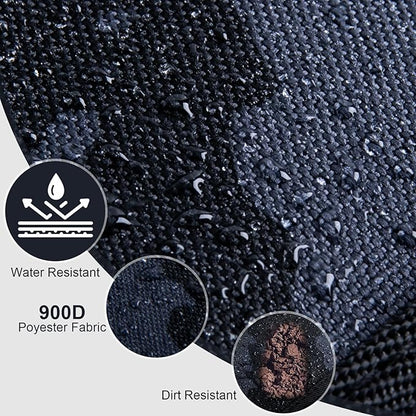 Goture Fishing Backpack,900D Water-Resistant Tackle Backpack with Rod Holders,45L Large Fishing Bag Storage Gear Tackle Bag with Rain Cover,Bottle Holder for Travel Camping Hiking(Without Tackle Box)