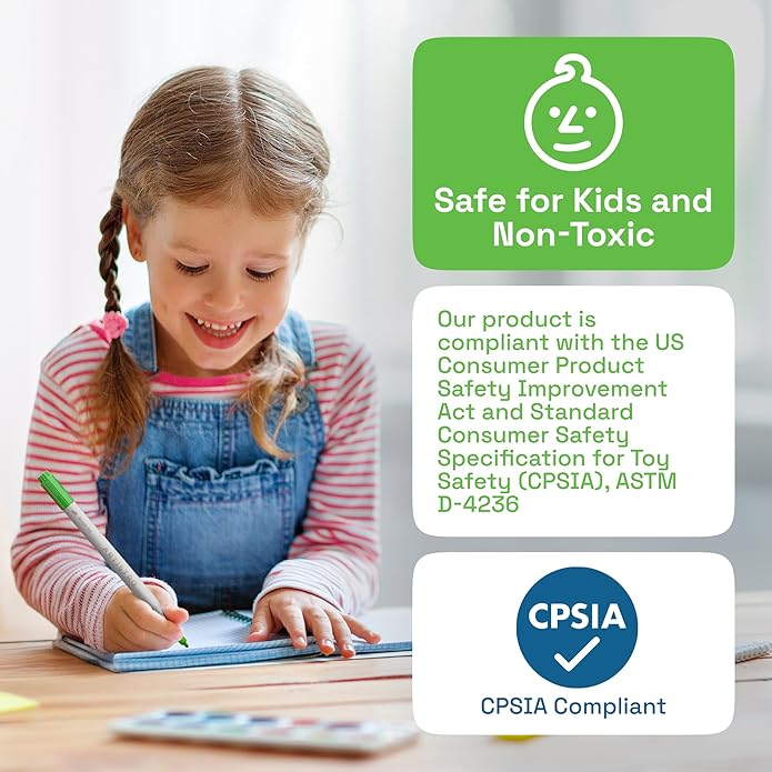 ARTISTRO Rock Acrylic Paint Markers - Rock Painting Kit for Arts & Crafts - Dual Tip Acrylic Paint Pens