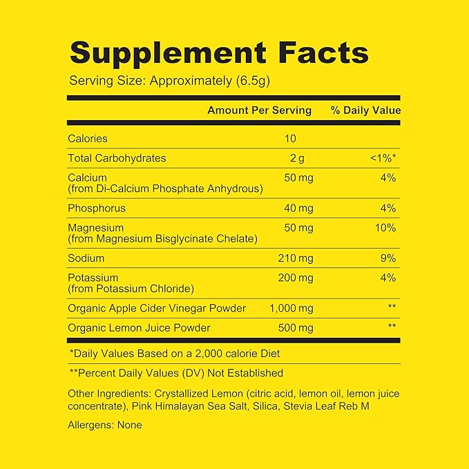 ROUTINE Morning Daily Hydration | Electrolyte Powder Packets with Apple Cider Vinegar, Lemon, and Sea Salt | Keto & Paleo-Friendly Electrolyte Drink Mix (90 Pack)