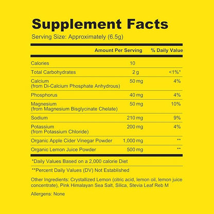 ROUTINE Morning Daily Hydration | Electrolyte Powder Packets with Apple Cider Vinegar, Lemon, and Sea Salt | Keto & Paleo-Friendly Electrolyte Drink Mix (90 Pack)