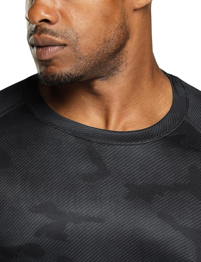 TSLA Men's Thermal Long Sleeve Compression Shirts, Athletic Base Layer Top, Winter Gear Running T-Shirt