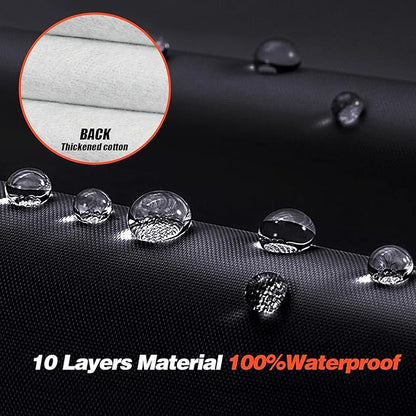 Volkswagen Tiguan Car Cover 100% Waterproof All Weather, Gift with Towel, 10 Layers SUV Car Cover Custom Fit 2018-2026 Volkswagen Tiguan, Full Exterior Car Covers Rain Sun UV Protect with Zipper.