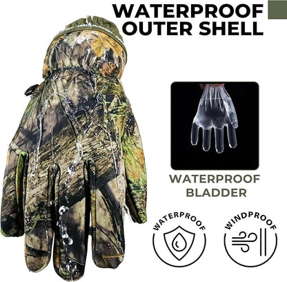 HANDLANDY Winter Gloves for Men & Women, Insulated Waterproof for Cold Weather, Thermal Glove for Cycling, Ski, Riding, Driving, Biking, Running