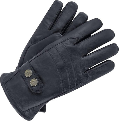 Riparo Winter Gloves for Men, Leather Winter Gloves for Cold Weather, Snow Gloves for Motorcycle Driving Hiking Outdoor