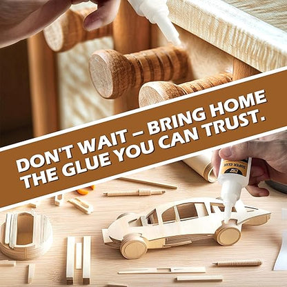 Wood Super Glue Liquid, Clear Instant Cyanoacrylate Adhesive for Wood Crafts Repair Woodworking, All Purpose CA Glue for Shoe Ceramic Plastic Leather Glass Model Metal Pottery Aquarium Porcelain Stone