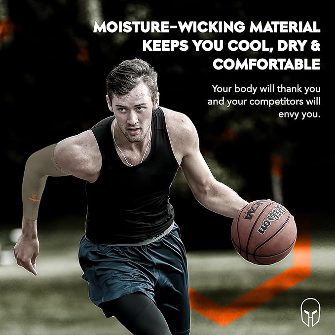 ARMORAY Arm Sleeves for Men or Women - Tattoo Cover Up - Cooling Sports Sleeve for Basketball Golf Football