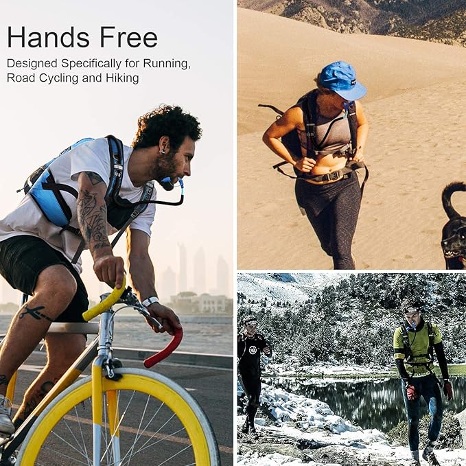 3L 2L 1.5L Hydration Bladder, Upgraded Leak Proof 50OZ/ 70OZ/ 100OZ 3 Liter Water Reservoir for Most Hydration Pack Replacement with Quick Release Insulated Tube & Auto Shut-Off Valve Outdoor