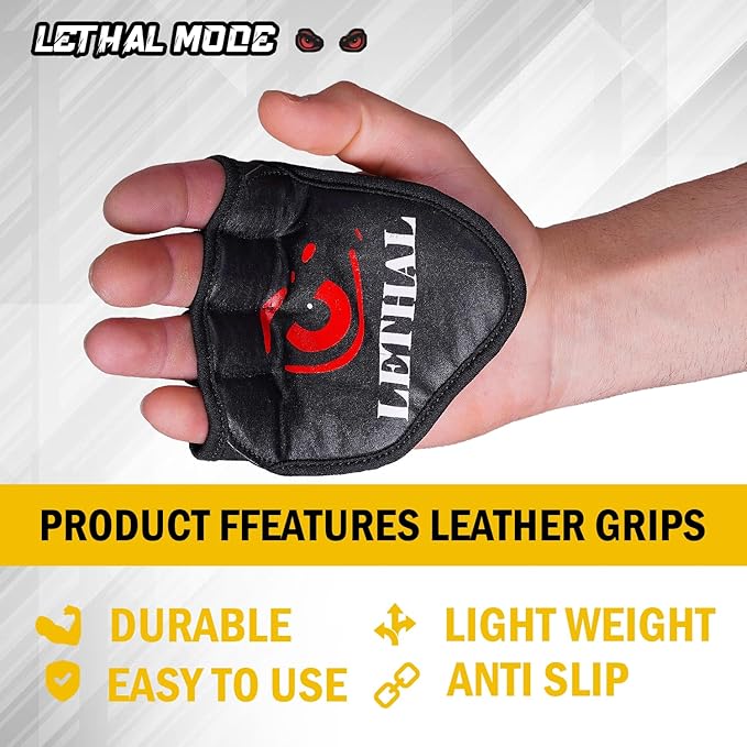 Workout Gloves & Grips – Leather, Rubber & Neoprene Options for Weightlifting, Crossfit & Gym – Non-Slip, Wrist Support Gloves for Men & Womenn