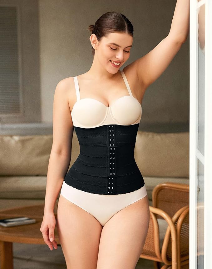 LODAY Waist Trainer for Women Corset Shapewear Tummy Control Faja Body Shaper Waist Cincher