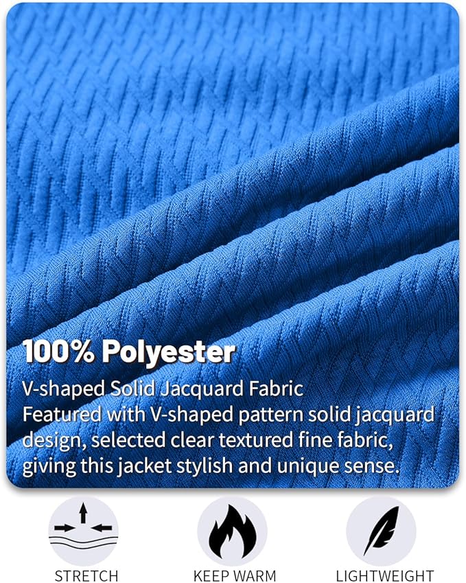 Mens Casual Jacket Loose Fit Lightweight Jacket Varsity Bomber Jacket with Zipper