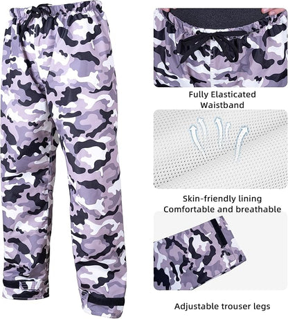 Coralrain Rain Suit Safety Waterproof Rain Jacket and Trouser Suit Raincoat With Hood lining For Men Women Adults Breathable