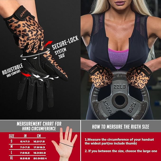 ZEROFIRE Workout Gloves for Women Men - Weight Lifting Gloves with Full Palm Protection & Extra Grip for Women Gym, Weightlifting, Weight Lift, Rowing, Exercise, Sport, Cycling