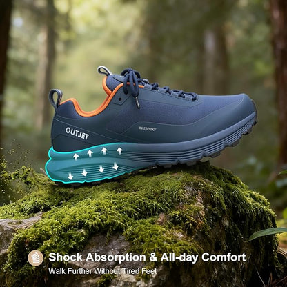 Waterproof Hiking Shoes for Men Lightweight & Breathable Walking Sneaker for All-Terrain Outdoor