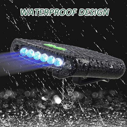 Mudder LED Clip on Cap Lights USB Rechargeable Cap Flashlight Clip Waterproof Ultra Bright Hat Flashlight Headlamp for Fishing Camping Hand Work