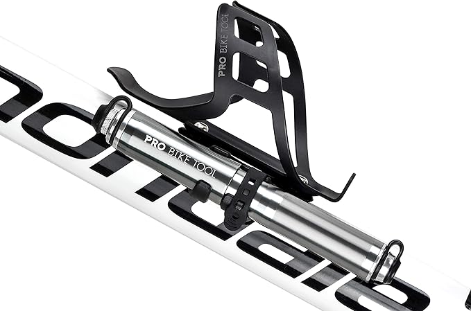 Pro Bike Tool Mini Bike Pump - Compact and Portable Bicycle Tire Pump for Fast Inflation - Compatible with Presta and Schrader Valves - Lightweight and Durable Design - Essential Bicycle Accessories