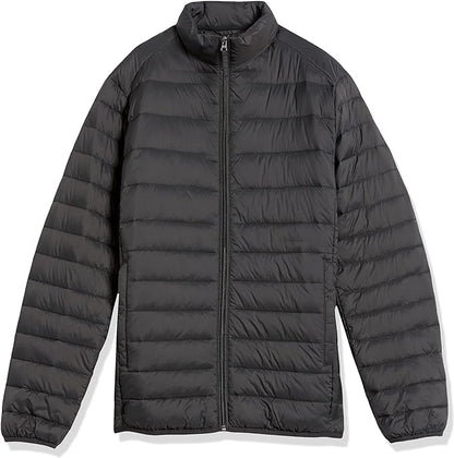 Amazon Essentials Men's Packable Lightweight Water-Resistant Puffer Jacket (Available in Big & Tall)