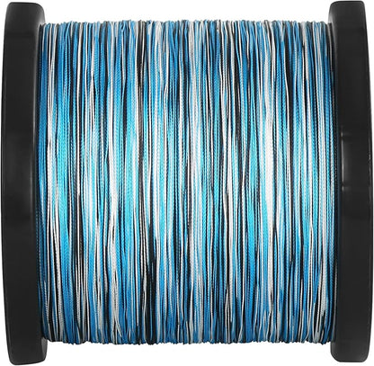 ThonrsLine Force Braided Fishing Line - Incredible Abrasion Resistant Braided Lines for Saltwater or Freshwater - Camo Design Braid for Extra Visibility