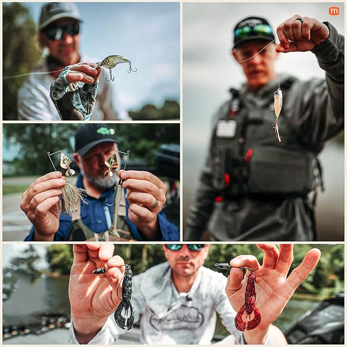 MONSTERBASS Fishing Mystery Box, Bass Fishing Kit - Best Lures Kit, Biggest & Best Tackle Mystery Box for Catching Smallmouth & Largemouth Bass