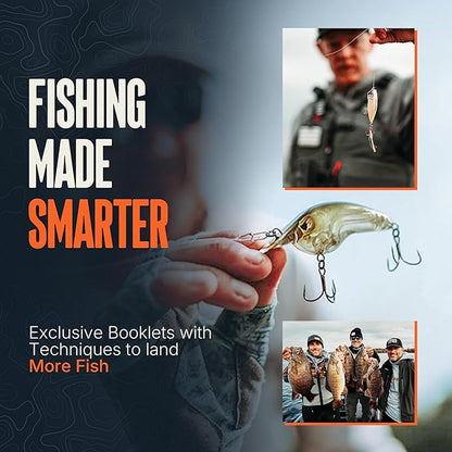 MONSTERBASS Fishing Mystery Box, Bass Fishing Kit - Best Lures Kit, Biggest & Best Tackle Mystery Box for Catching Smallmouth & Largemouth Bass