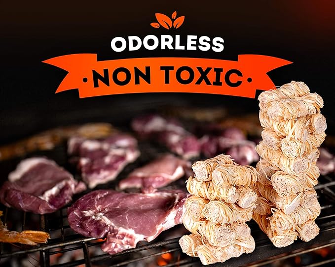 Zorestar Fire Starters XXL 120 pcs - Firelighters for Indoor and Outdoor Use, Compatible with Solo Stove, Green Egg and Other firepits and BBQs - Box of 100% Waterproof Firestarters