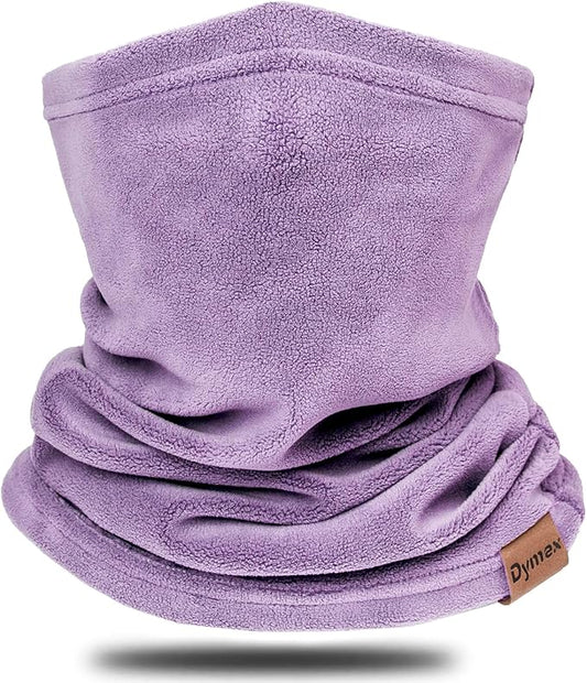 Winter Neck Warmer Gaiter Fleece Neck Cover Cotton Balaclava Windproof Face Cover Mask for Women Men