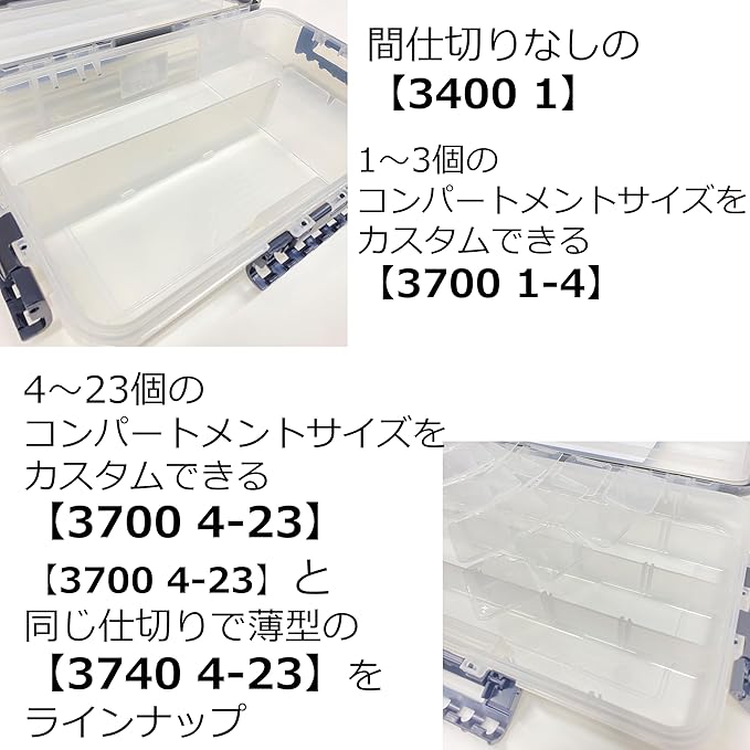 Plano 3741 Deep Waterproof Stowaway, Clear, 14" x 9" x 2.88"