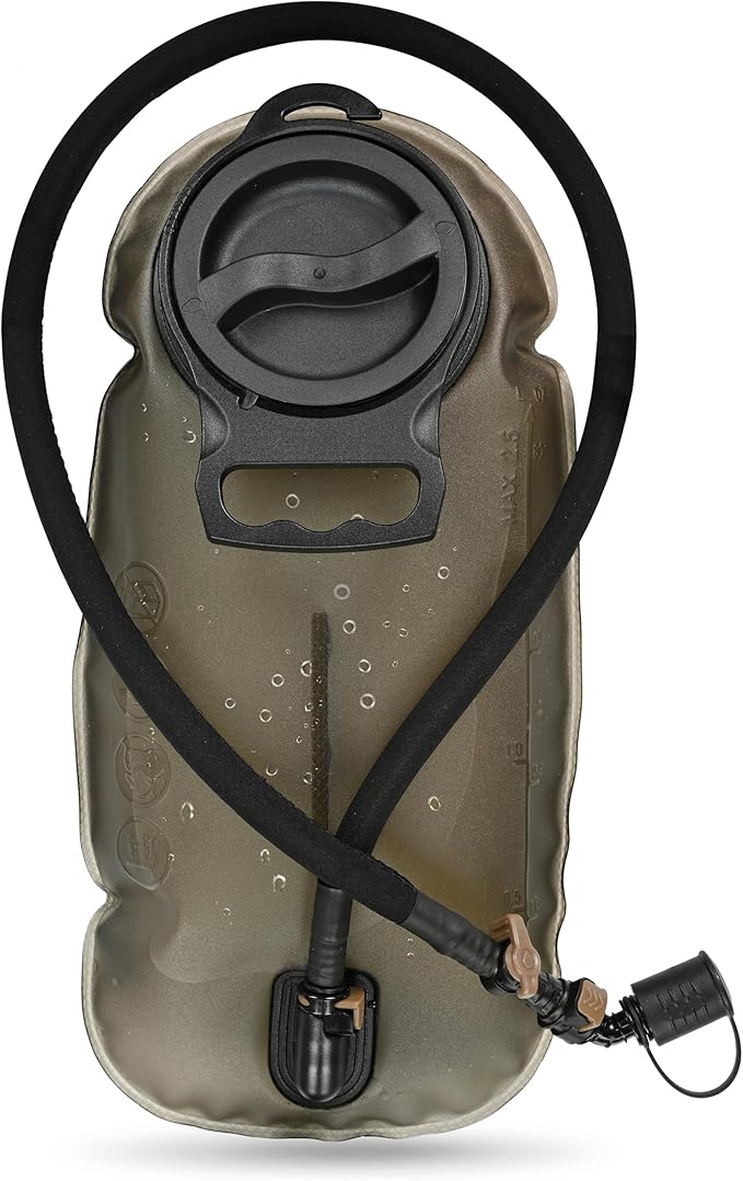 MARCHWAY 2L/2.5L/3L TPU Hydration Bladder, Ultra Durable Water Reservoir Bag with Insulated Tube for Hydration Pack for Cycling, Hiking, Running, Climbing, Biking