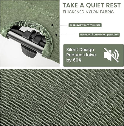 Ultralight Camping Cots for Adults, Portable Folding Bed, Tent Cot Lightweight Travel, Camping, Hiking, Backpacking, Mountaineering, Army Green