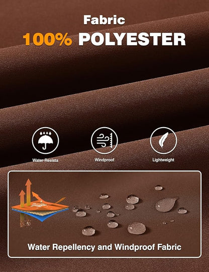 TBMPOY Men's Lightweight Bomber Jackets Light Windbreaker Casual Stylish Fall Golf Zip Up Dress Business Varsity