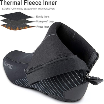 Cycling Shoe Covers Cold Weather for Men Women - Waterproof Shoe Covers Winter Outdoor Sports - Rain Cycling Overshoes, Road/Mountain Bike Booties