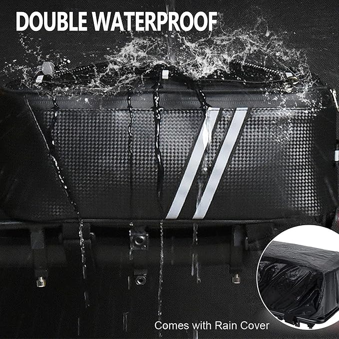 Rear Bike Rack,Bike Cargo Rack w/Fender & Large Size Reflective,Quick Release Mountain Road Bicycle Rear Racks,Universal Bike Luggage Rack,Large Capacity Bike Pannier Rack,YONTUO