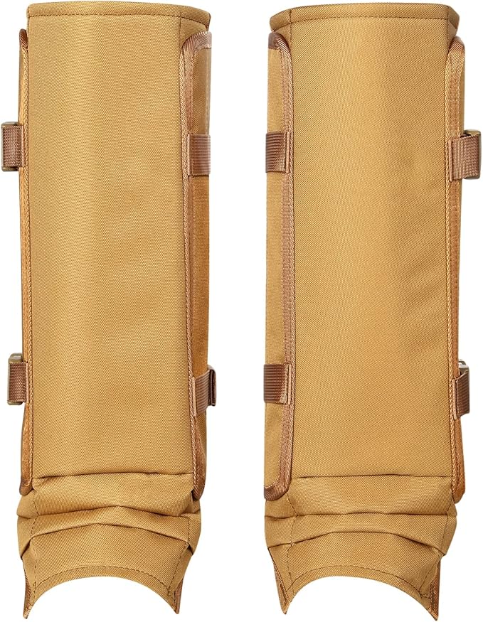 Snake Gaiters Leg Guards: Waterproof Snake Chaps for Hunting, Adjustable Leg Gaiter Snake Bite Protection for Lower Legs, Lightweight Flexible Design Snake Guards Fits Men & Women