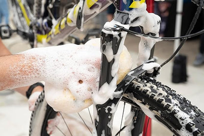 SILCA Bike Spa - Ultimate bike Wash: Eco-Friendly Bubble Bath Concentrate - Advanced Surfactants Encapsulates Dirt - Cherry Glow Scent - 16oz Bottle - Step 2 in the Bike SPA collection