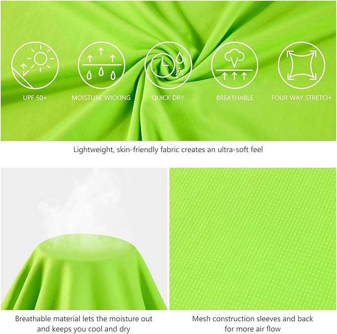 BASSDASH Fishing T Shirts for Men UV Sun Protection UPF 50+ Long Sleeve Tee T-Shirt