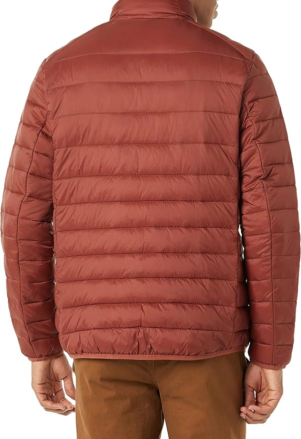 Amazon Essentials Men's Packable Lightweight Water-Resistant Puffer Jacket (Available in Big & Tall)