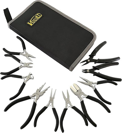 10-Piece Jewelry Pliers Set Jewelry Making Tools