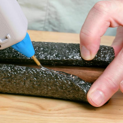 AdTech Pro 75 Full Size Hot Glue Gun Kit - Includes 3 Nozzles & Features Artistick Stringless Hot Glue Sticks, 75-Watt Powerful Heater, Ergonomic Design