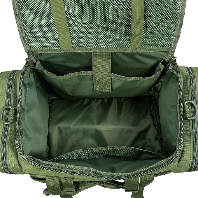 Dr.Fish Fishing Tackle Bag 5 Boxes with 60 Lures Included Loaded Stocked Tackle Box Set Spinner Lures Kit Freshwater Gear Equipment