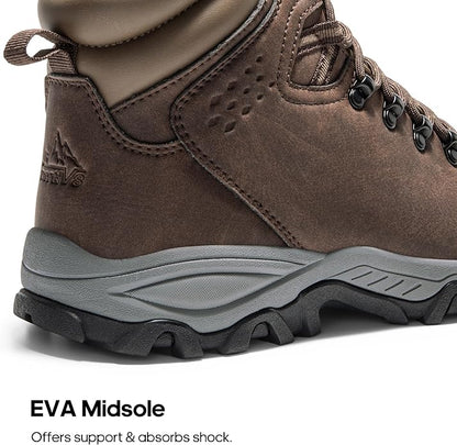 NORTIV 8 Mens Hiking Winter Snow Insulated Waterproof Outdoor Boots