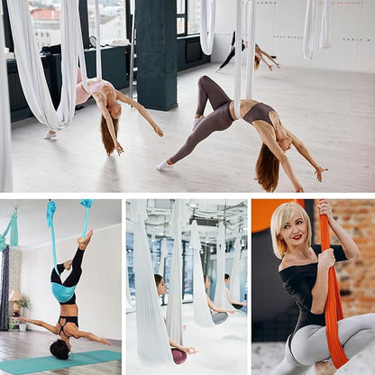 5.5 Yards Aerial Silk Swing Outdoor Hammock Aerial Yoga Swing For Adults,Aerial Yoga Hammocks for outside