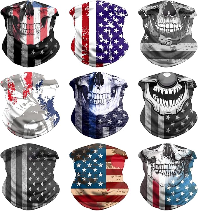 Neck Gaiter Face Cover - Sun Protection Mask Balaclava for Men and Women