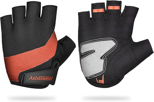 Breathable Workout Gloves for Weight Lifting, Gym & Cycling – Lightweight Fingerless Training Gloves with Enhanced Grip & Shock Absorption, Great for Fitness