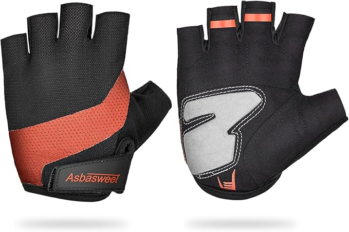 Breathable Workout Gloves for Weight Lifting, Gym & Cycling – Lightweight Fingerless Training Gloves with Enhanced Grip & Shock Absorption, Great for Fitness